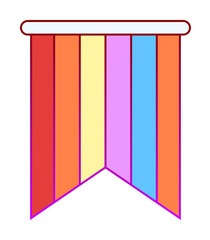 World, pride day, flag icon. Element of color world pride day icon. Premium quality graphic design icon. Signs and symbols collection icon