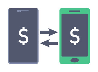 mobile bank colored icon. Element of bankings for mobile concept and web apps. Detailed mobile bank colored icon can be used for web and mobile. Premium icon