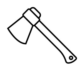 ax icon. Element of travel icon for mobile concept and web apps. Thin line ax icon can be used for web and mobile. Premium icon