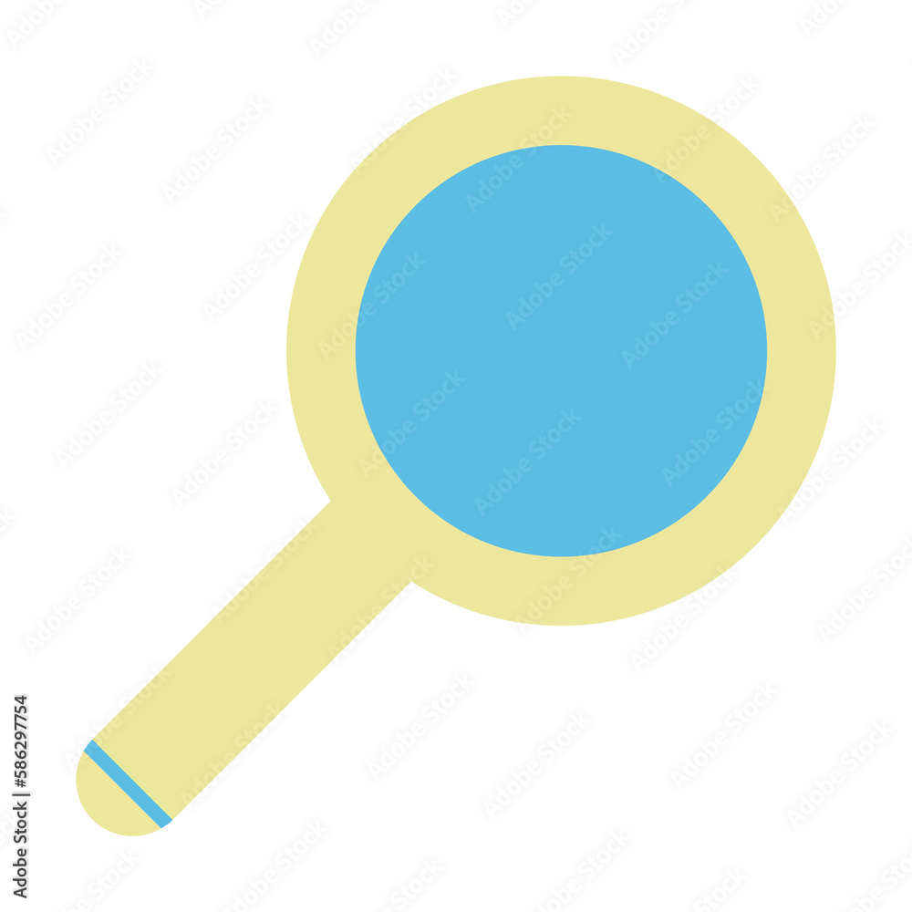 Poster magnifier icon. element of web icon for mobile concept and web apps. colored isolated magnifier icon