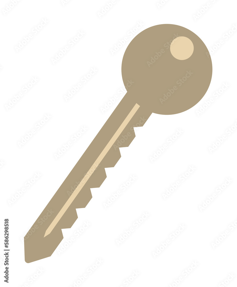 Poster key icon. element of web icon for mobile concept and web apps. colored isolated key icon can be used