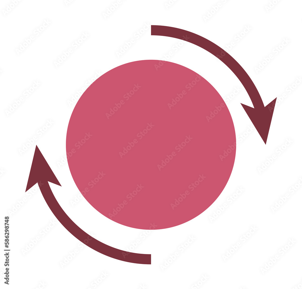 Poster reboot sign icon. element of web icon for mobile concept and web apps. colored isolated reboot sign 