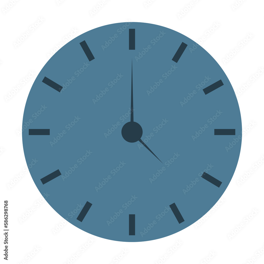 Poster clock icon. element of web icon for mobile concept and web apps. colored isolated clock icon can be 