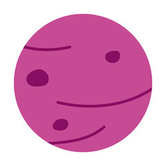 Red Planet colored icon. Element of web icon for mobile concept and web apps. Colored isolated Red Planet icon can be used for web and mobile. Premium icon