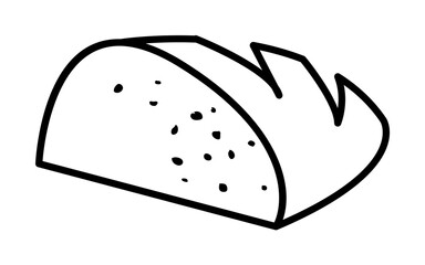 bread icon. Element of food icon for mobile concept and web apps. Thin line bread icon can be used for web and mobile