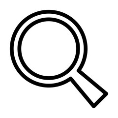 magnifier icon. Element of navigation for mobile concept and web apps. Thin line magnifier icon can be used for web and mobile