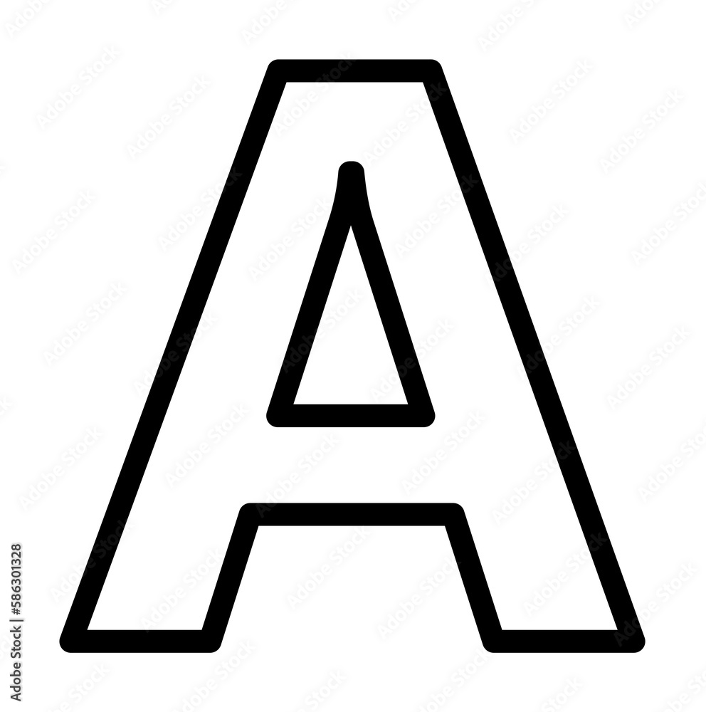 Aufkleber bus sign icon. element of navigation for mobile concept and web apps. thin line bus sign icon can be