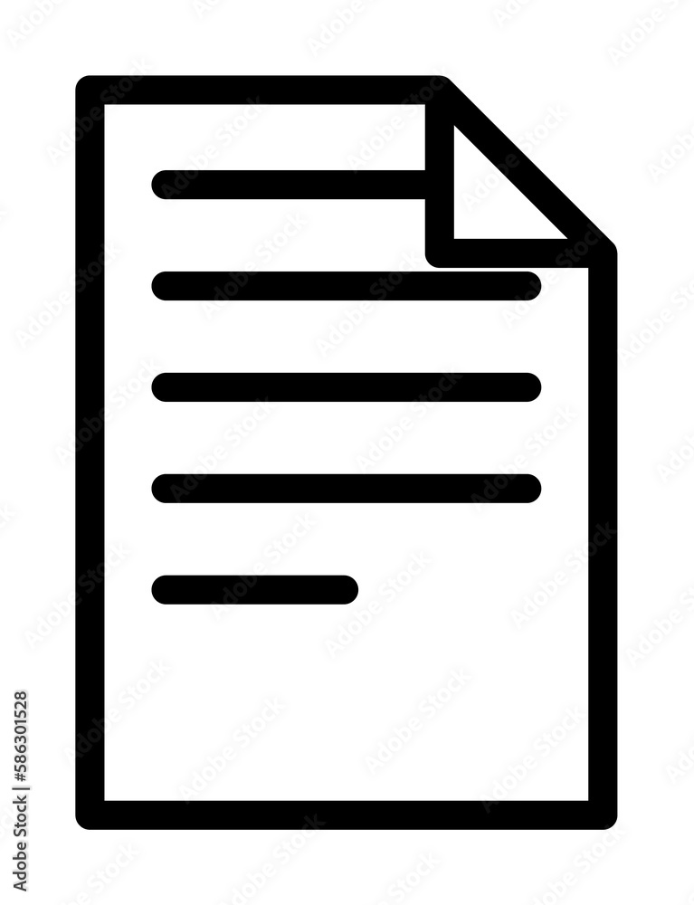Aufkleber paper icon. element of science icon for mobile concept and web apps. thin line paper icon can be use
