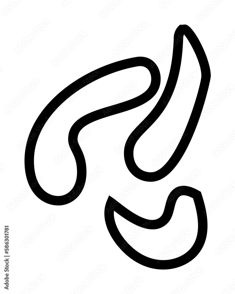 Poster larvae icon. element of science icon for mobile concept and web apps. thin line larvae icon can be u