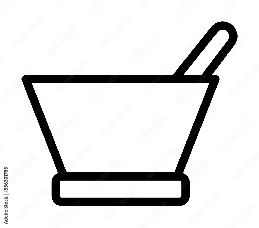 Aufkleber grinder for spices icon. element of science icon for mobile concept and web apps. thin line grinder 