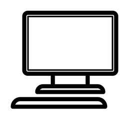 monitor icon. Element of science icon for mobile concept and web apps. Thin line monitor icon can be used for web and mobile