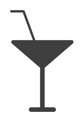 cocktail icon. One of the collection icons for websites, web design, mobile app