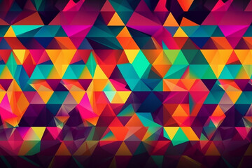 Fototapeta premium abstract geometric background. AI Generative