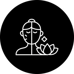 Wrinkles Line Inverted Icon