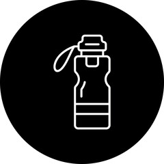 Bottle Line Inverted Icon