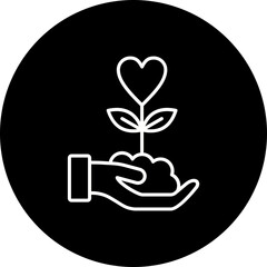 Grow Line Inverted Icon