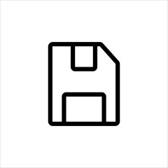 save Icon vector. Simple flat symbol. vector illustration on white background.