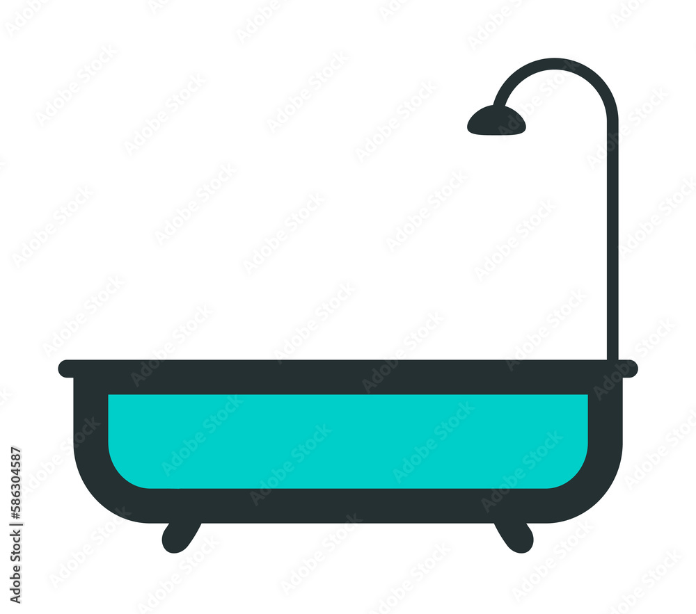 Poster bath icon. element of web icon with one color for mobile concept and web apps. isolated bath icon ca