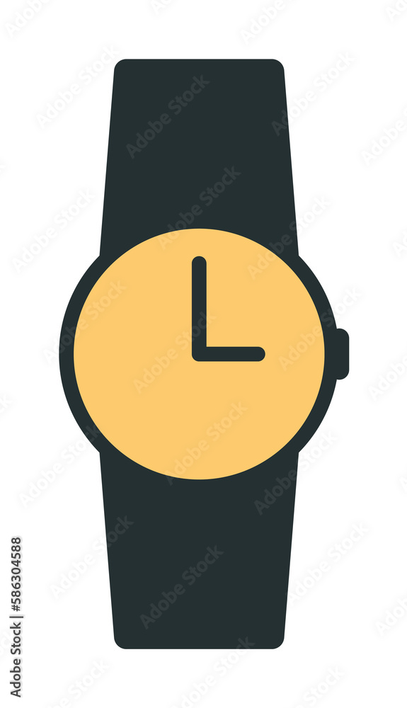 Poster watch icon. element of web icon with one color for mobile concept and web apps. isolated watch icon 