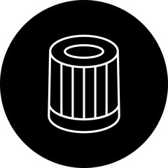 Filter Line Inverted Icon