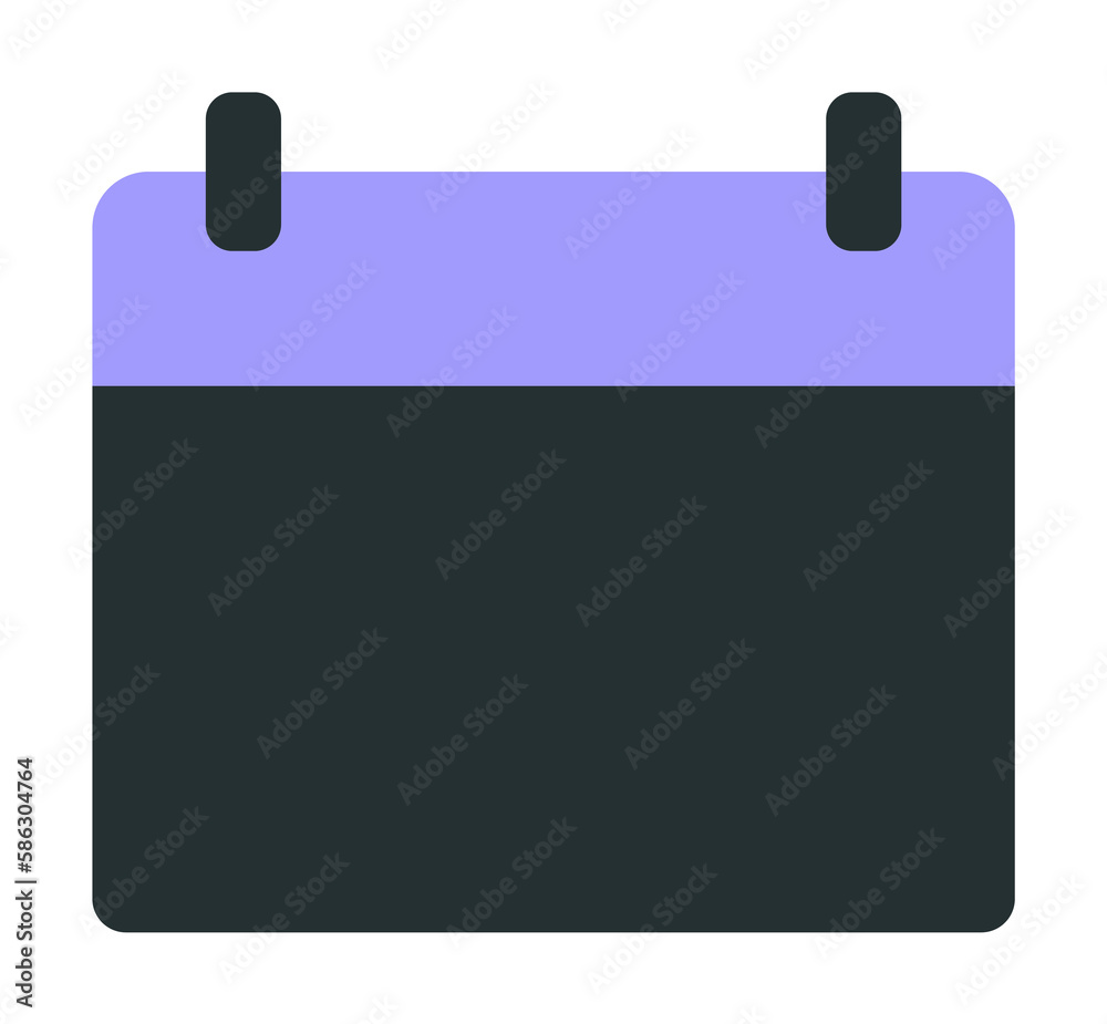 Aufkleber the calendar icon. element of web icon with one color for mobile concept and web apps. isolated the 