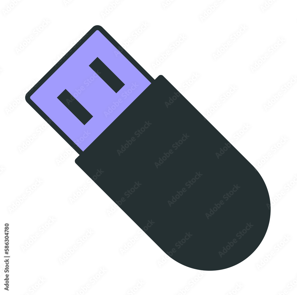 Aufkleber flash card icon. element of web icon with one color for mobile concept and web apps. isolated flash 