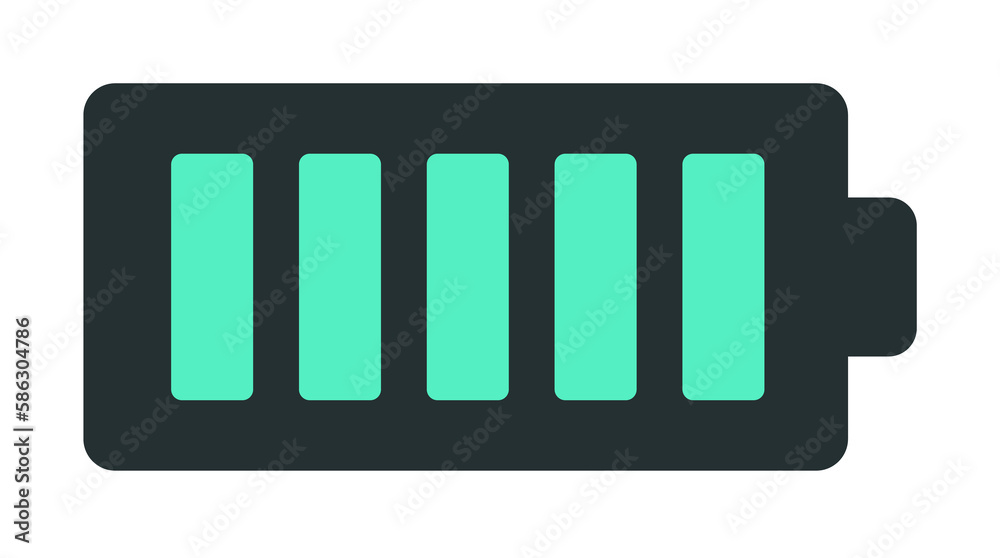 Poster full charge icon. element of web icon with one color for mobile concept and web apps. isolated full 