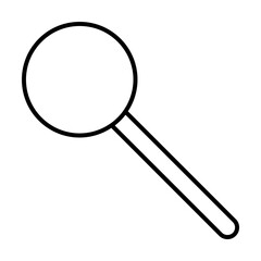 icicle icon. Element of fast food for mobile concept and web apps icon. Thin line icon for website design and development, app development