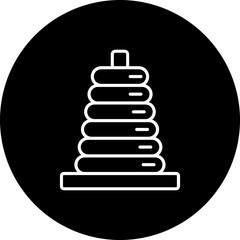 Stacker Line Inverted Icon