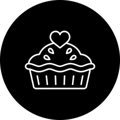 Pie Line Inverted Icon
