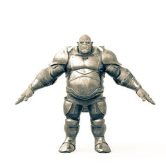 ogre in white background
