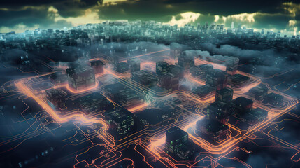 The data network under dark clouds
