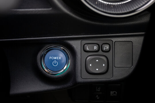 button in the car power Toyota