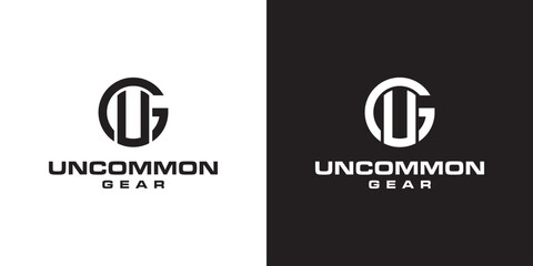 Uncommon Gear Logo. Initial U and G