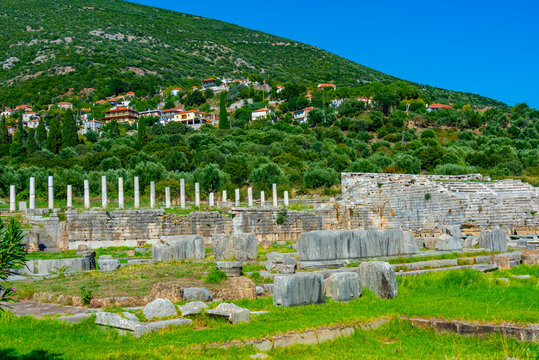 Asklepieion of Archaeological Site of Ancient Messini in Greece