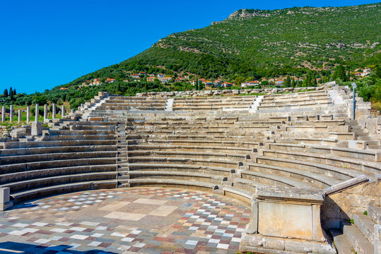 Asklepieion of Archaeological Site of Ancient Messini in Greece