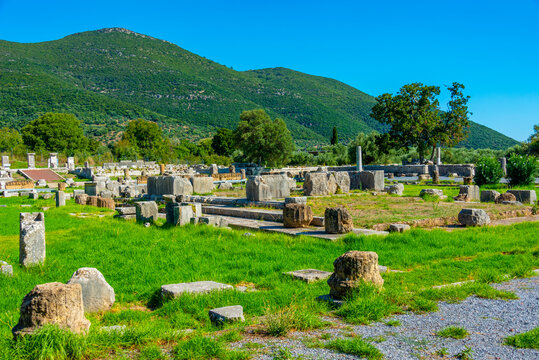 Asklepieion of Archaeological Site of Ancient Messini in Greece