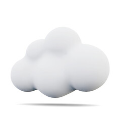 Cloud Computing Storage on Transparent Background