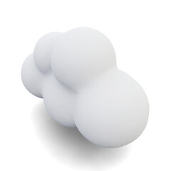 Cloud Computing Storage on Transparent Background