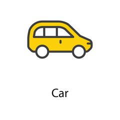 Car icon design stock illustration