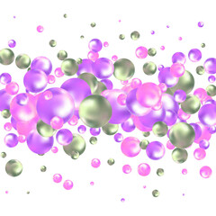 Abstract vector background of colorful balloons. Decor element. eps 10