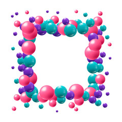 Realistic background of multiple pearls - vector eps10 illustration