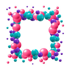 Realistic background of multiple pearls - vector eps10 illustration. eps 10