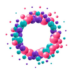 Realistic background of multiple pearls - vector eps10 illustration. eps 10