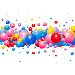 Colored balloons. Abstract vector background. Eps 10