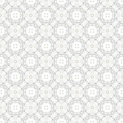 Ornate geometric pattern and artfully abstract multicolored background