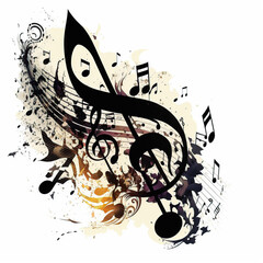 Musical_notes_on_white_background