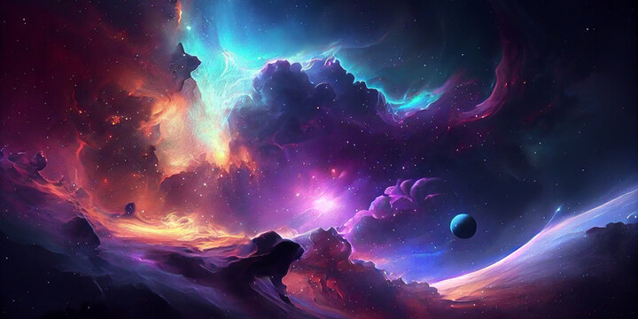 space galaxy background, Galaxy background, Starry cosmic nebula and deep space universe galaxies.