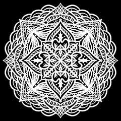 Mandalas for coloring book. Decorative round ornaments.Oriental pattern, illustration, Mandala patterns. Weave design elements. Coloring book page