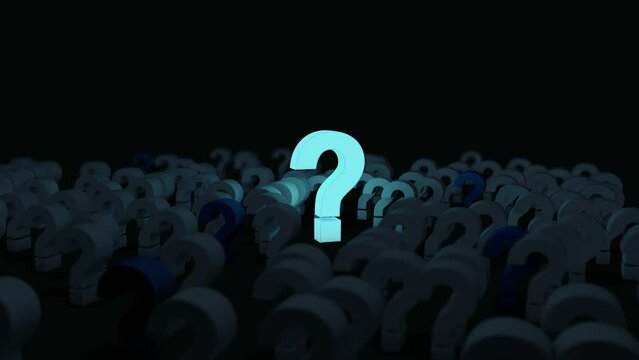 Signo de interrogaci&oacute;n y concepto de ciencia y tecnolog&iacute;a. Preguntas y respuestas en Internet. Cuestionario y consultas